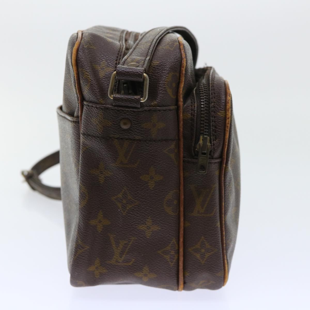 LOUIS VUITTON Monogram Nile Shoulder Bag Vintage M45244 LV Auth ac2102