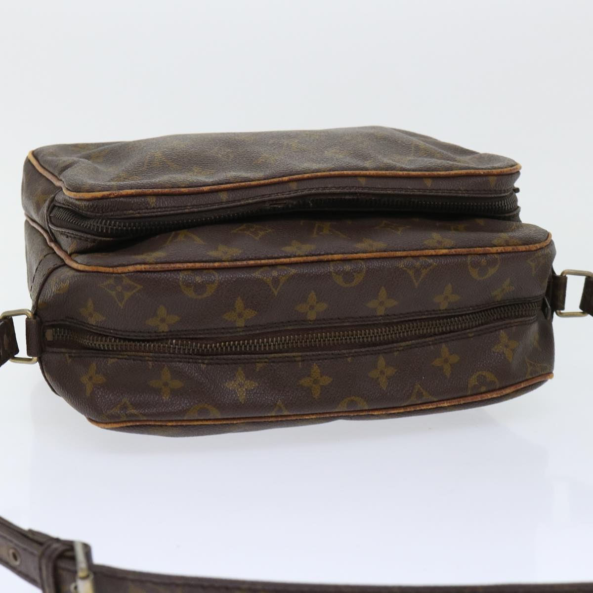 LOUIS VUITTON Monogram Nile Shoulder Bag Vintage M45244 LV Auth ac2102