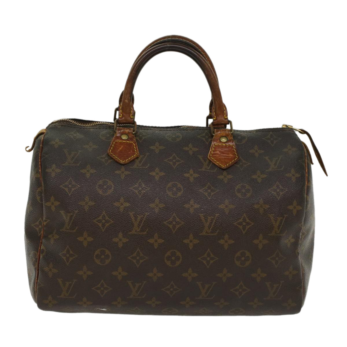 LOUIS VUITTON Monogram Speedy 30 Hand Bag M41526 LV Auth ac2106