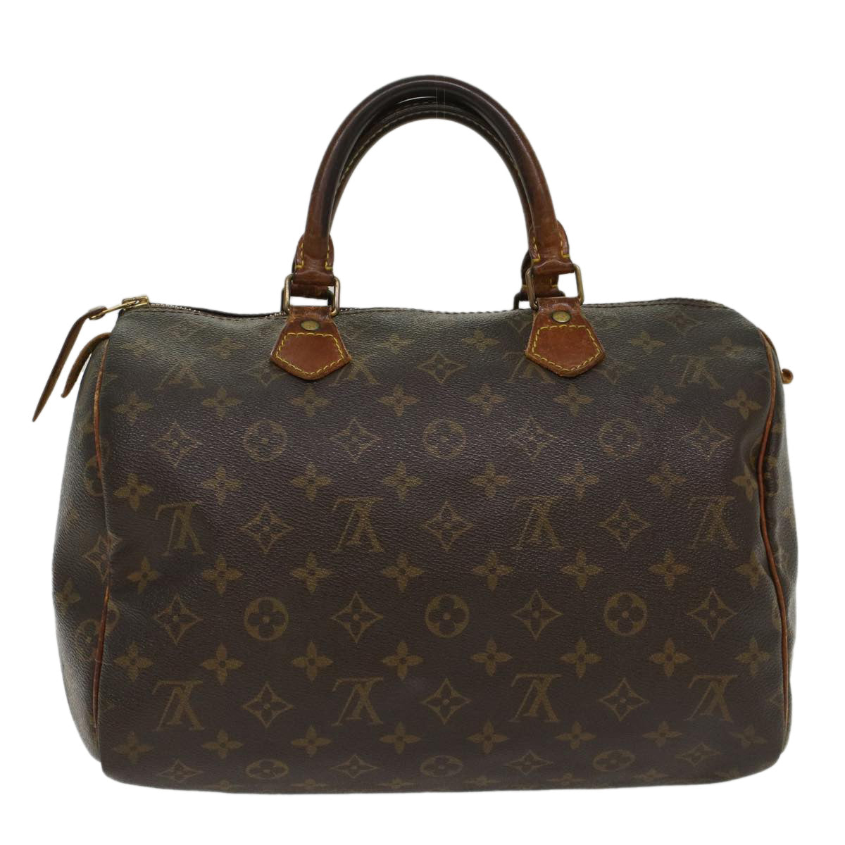 LOUIS VUITTON Monogram Speedy 30 Hand Bag M41526 LV Auth ac2106