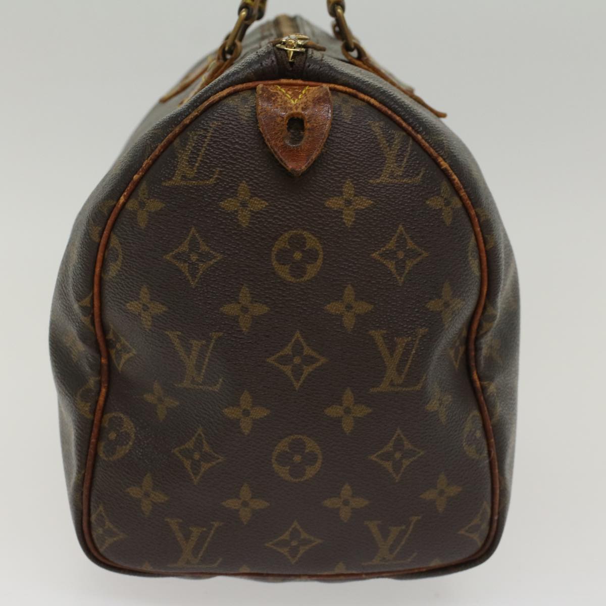 LOUIS VUITTON Monogram Speedy 30 Hand Bag M41526 LV Auth ac2106