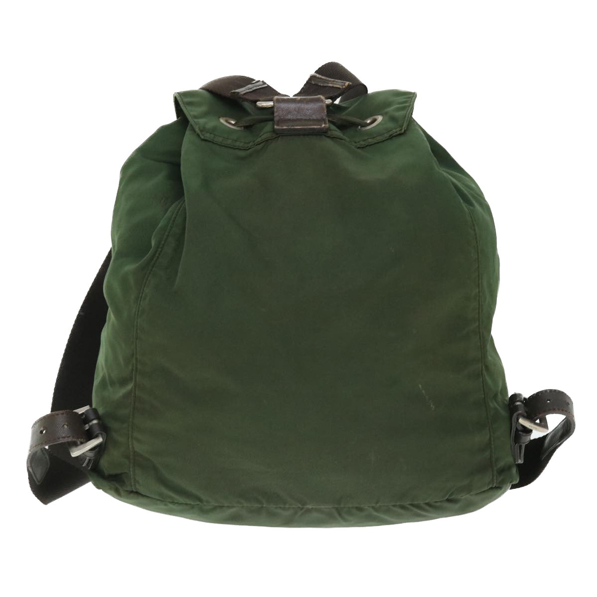 PRADA Backpack Nylon Khaki Auth ac2109 - 0