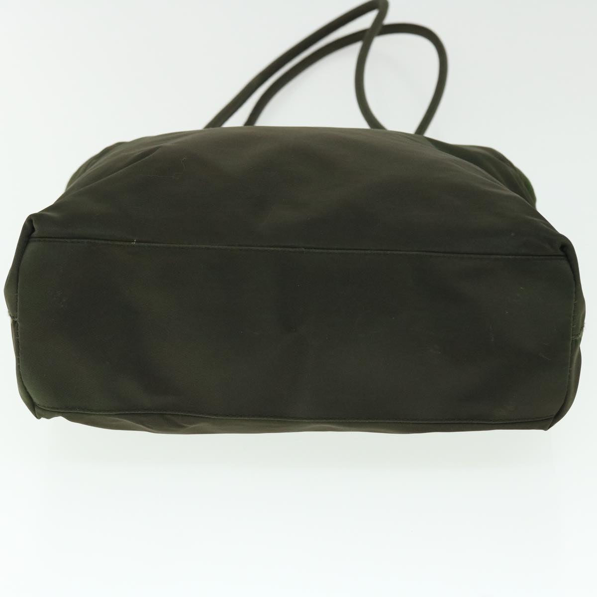 PRADA Shoulder Bag Nylon Khaki Auth ac2113