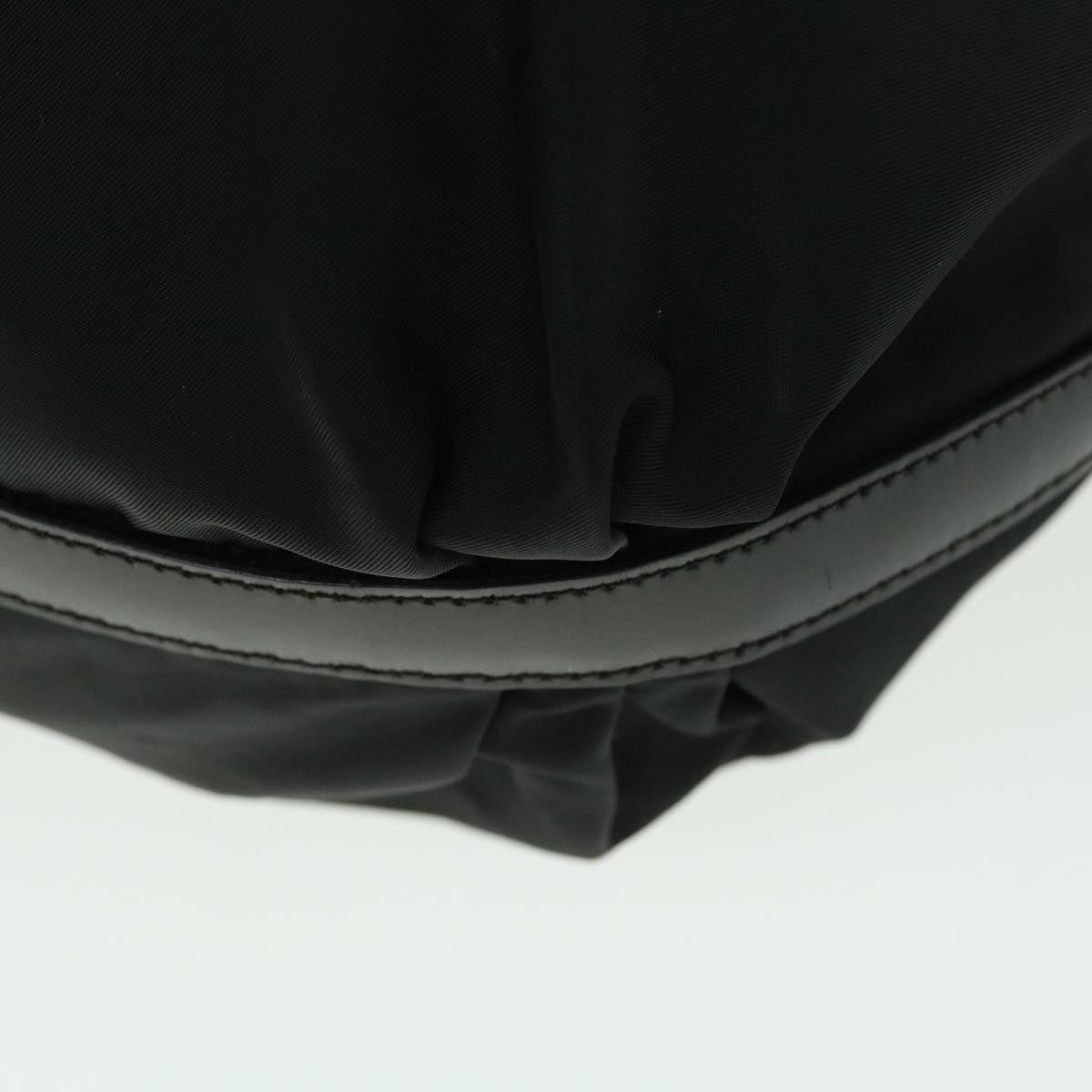 PRADA Shoulder Bag Nylon Black Auth ac2115