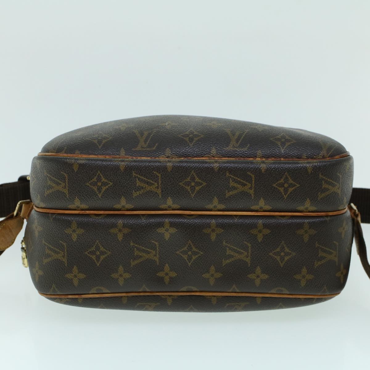 LOUIS VUITTON Monogram Reporter PM Shoulder Bag M45254 LV Auth ac2182