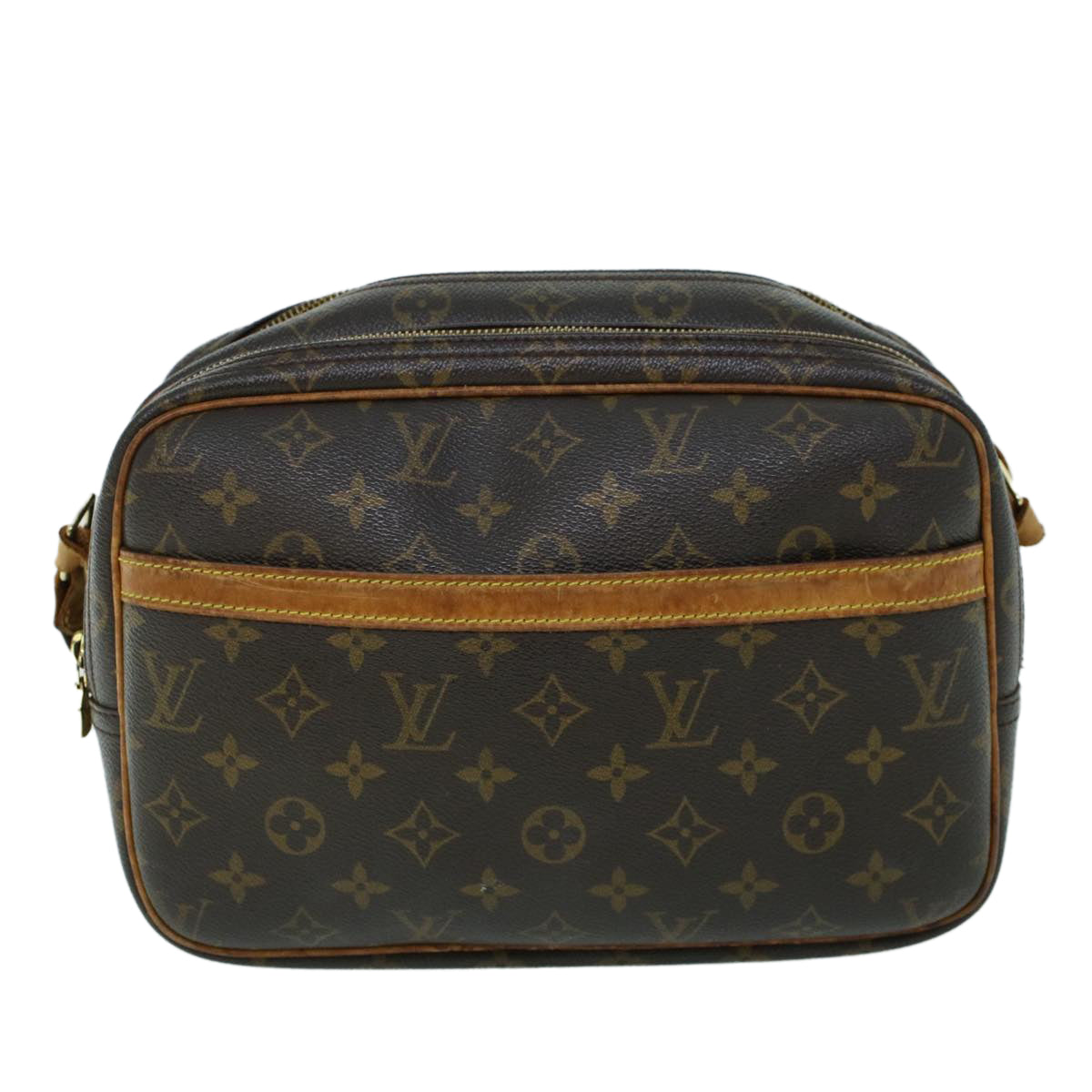 LOUIS VUITTON Monogram Reporter PM Shoulder Bag M45254 LV Auth ac2182