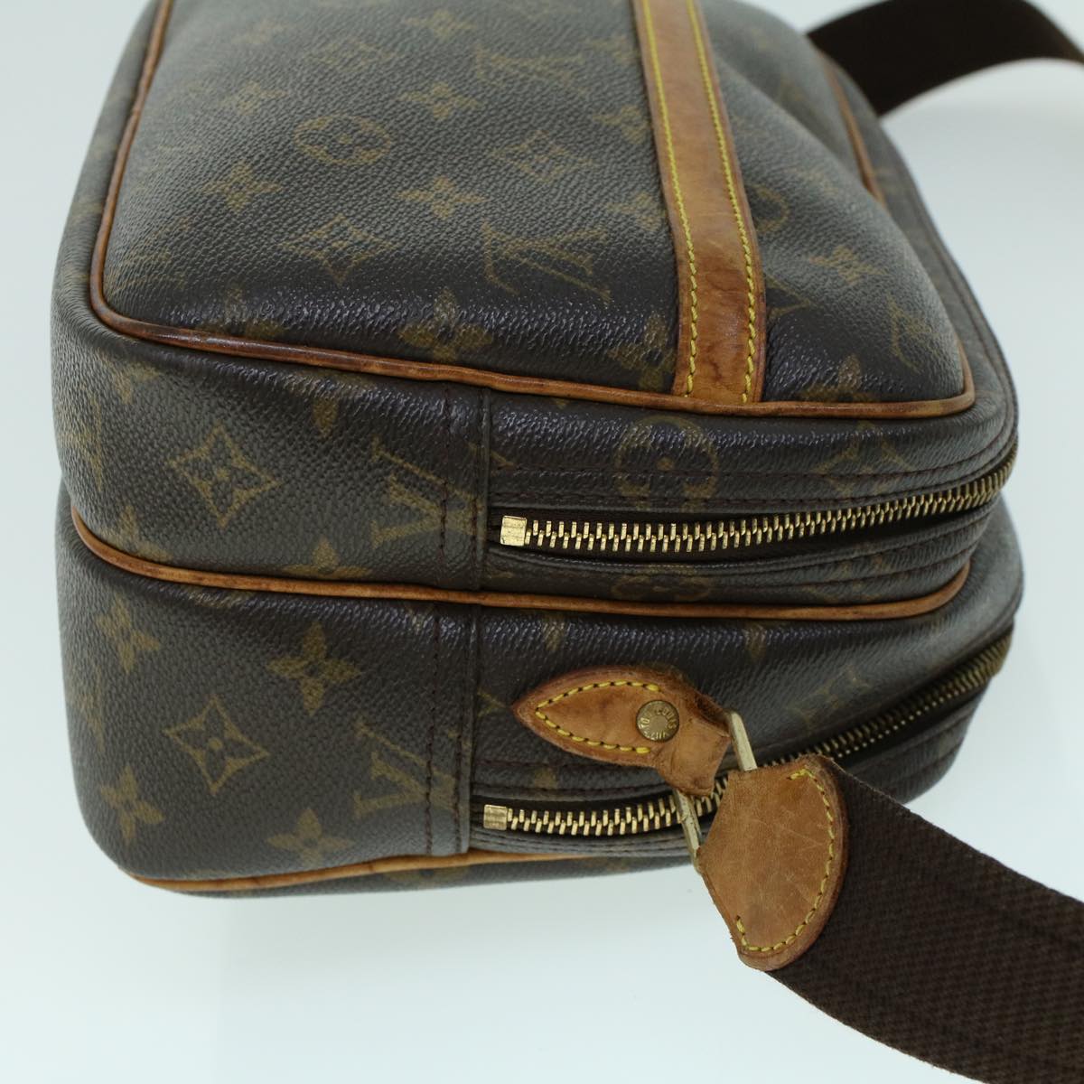 LOUIS VUITTON Monogram Reporter PM Shoulder Bag M45254 LV Auth ac2182