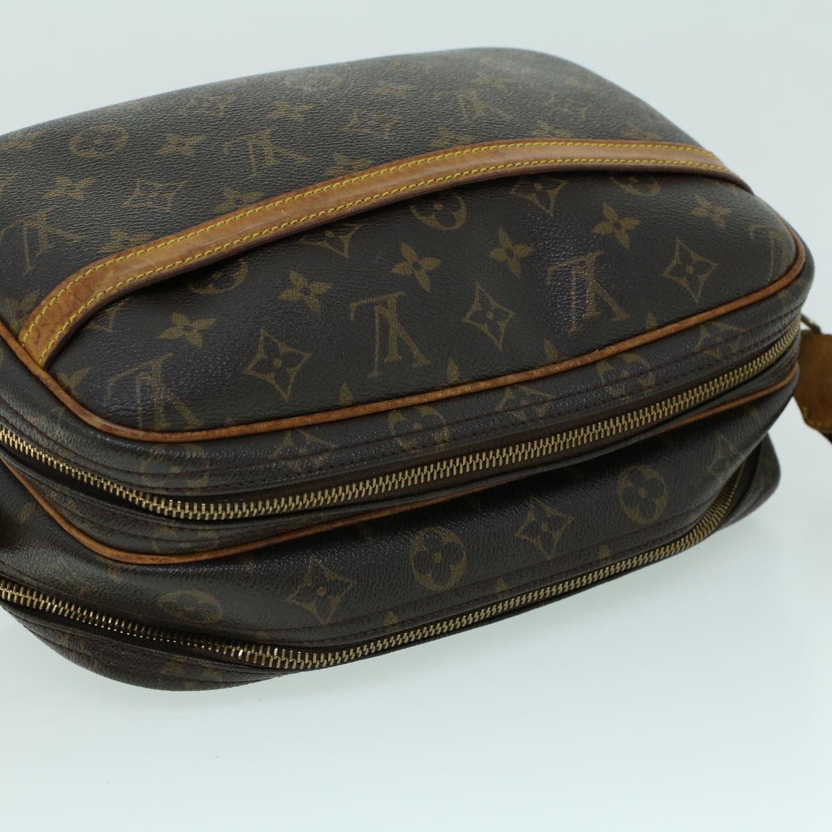 LOUIS VUITTON Monogram Reporter PM Shoulder Bag M45254 LV Auth ac2182