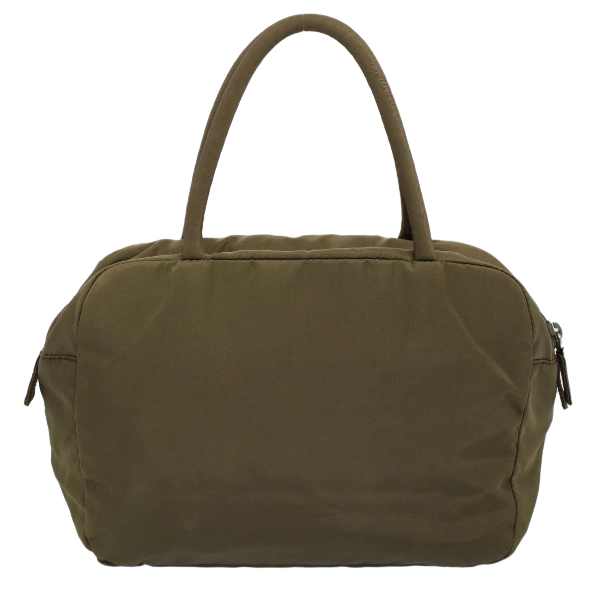 PRADA Hand Bag Nylon Khaki Auth ac2204 - 0