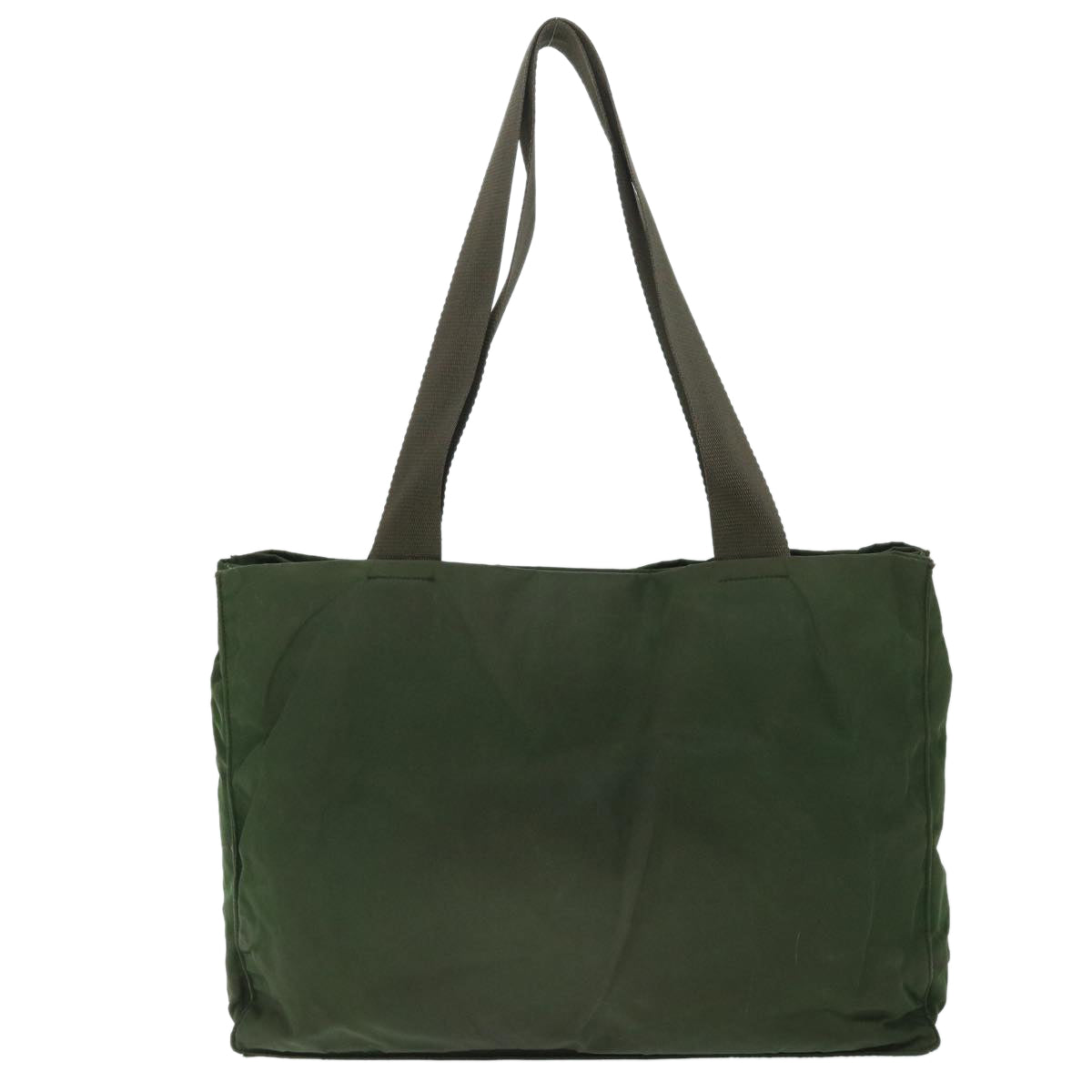 PRADA Tote Bag Nylon Green Auth ac2207 - 0