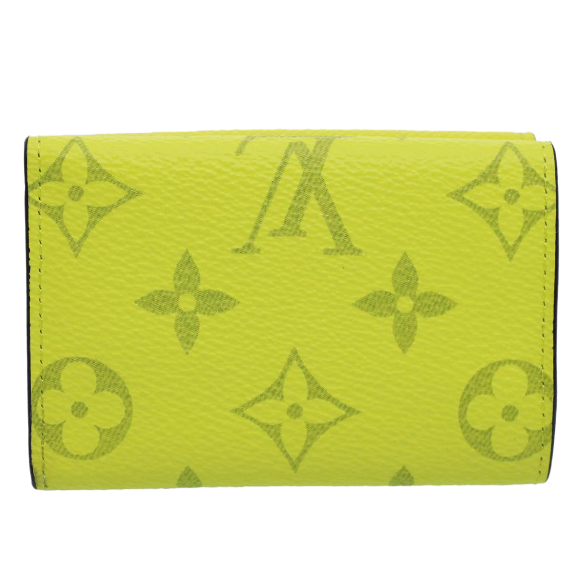 LOUIS VUITTON Taigalama Discovery Compact Wallet Jaune M67629 LV Auth ac2214 - 0