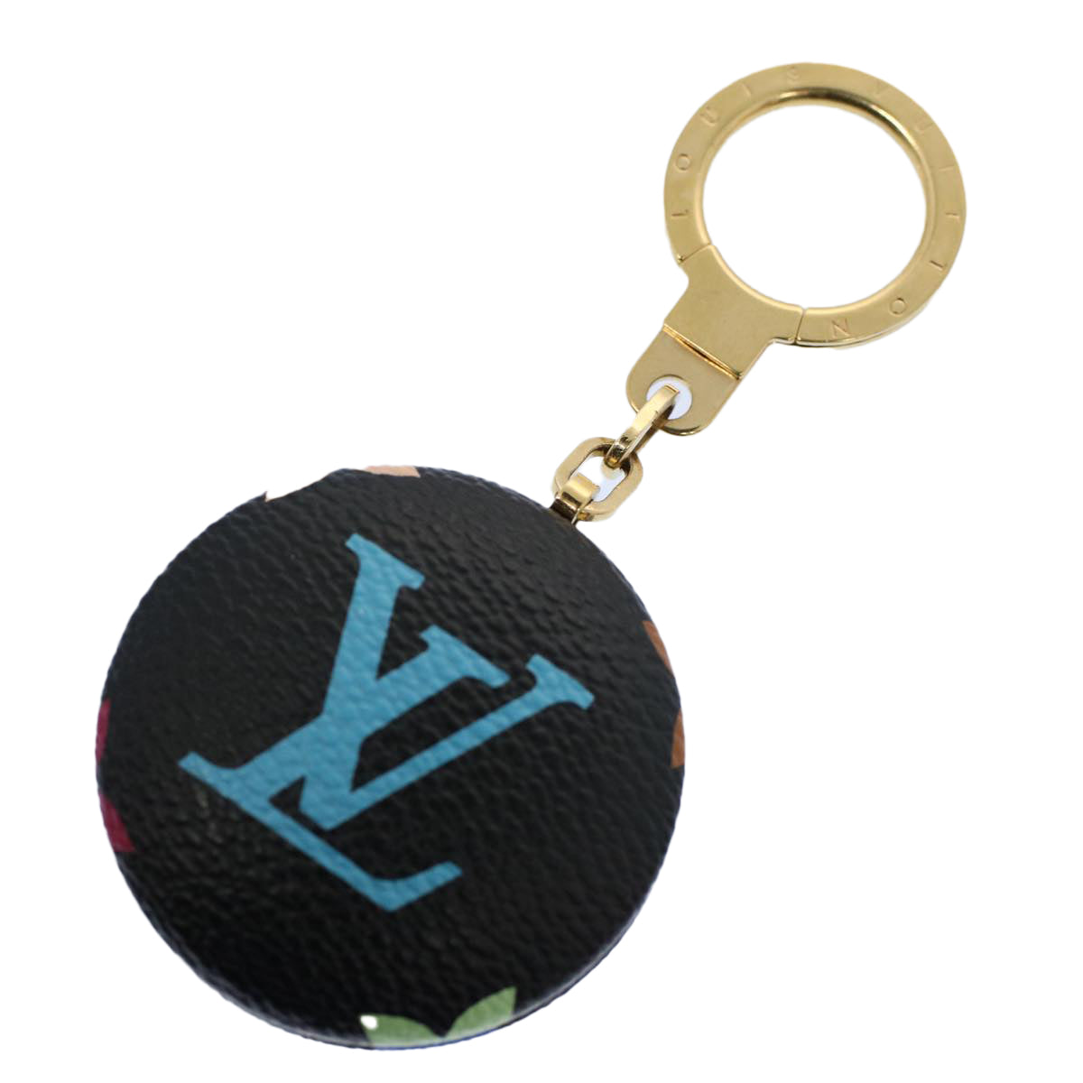 LOUIS VUITTON Monogram Multicolor Canvas Astropill Key Holder M51912 Auth ac2215 - 0