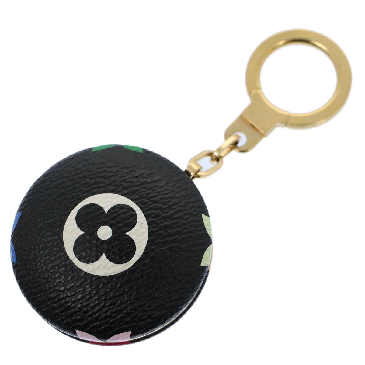 LOUIS VUITTON Monogram Multicolor Canvas Astropill Key Holder M51912 Auth ac2215