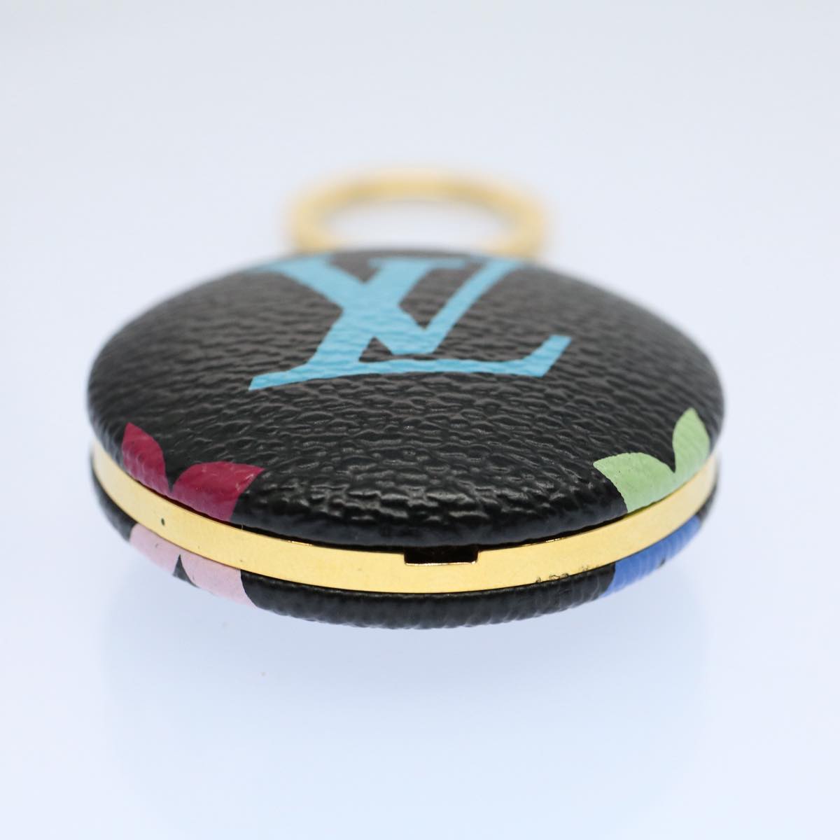 LOUIS VUITTON Monogram Multicolor Canvas Astropill Key Holder M51912 Auth ac2215