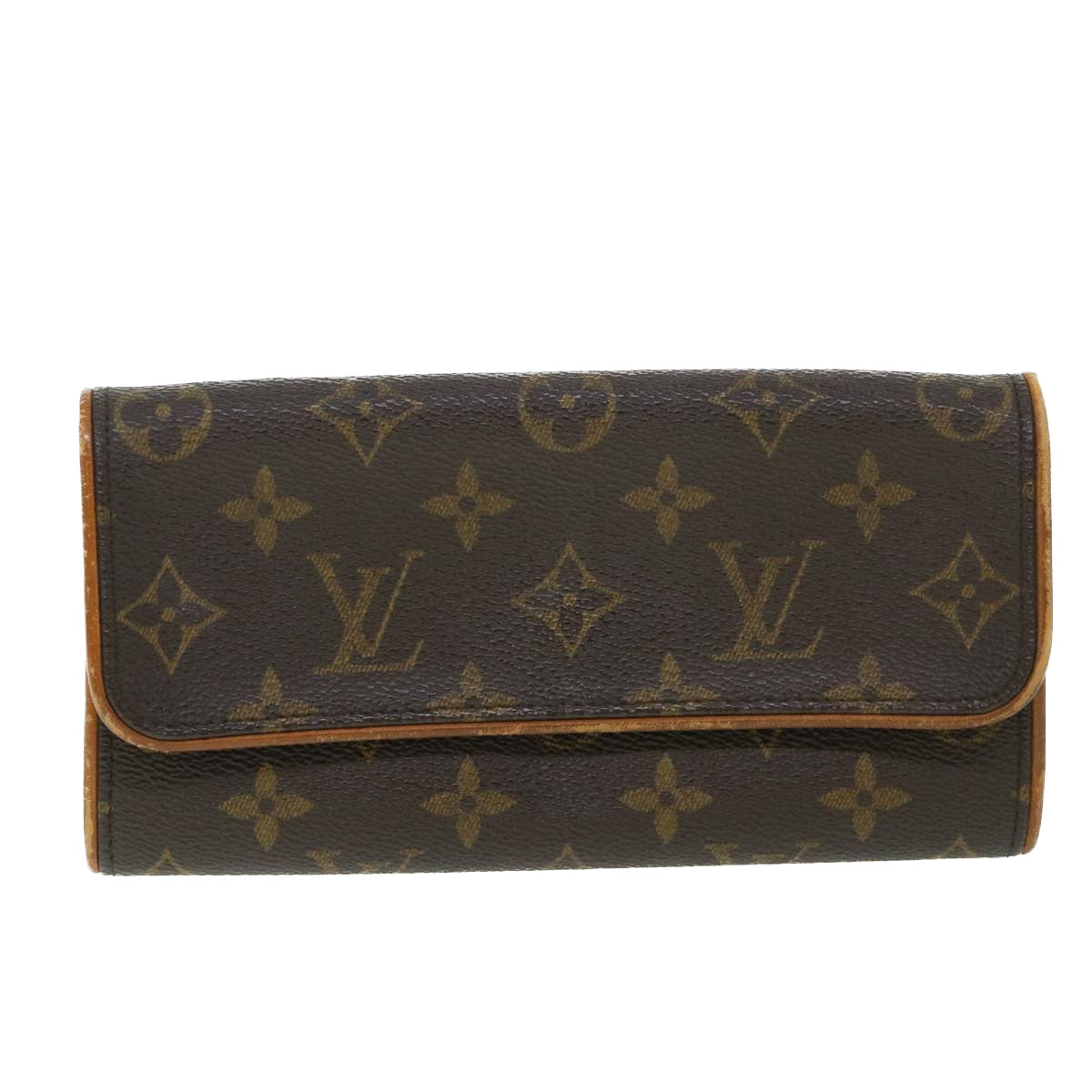 LOUIS VUITTON Monogram Pochette Twin PM Shoulder Bag M51854 LV Auth ac2218