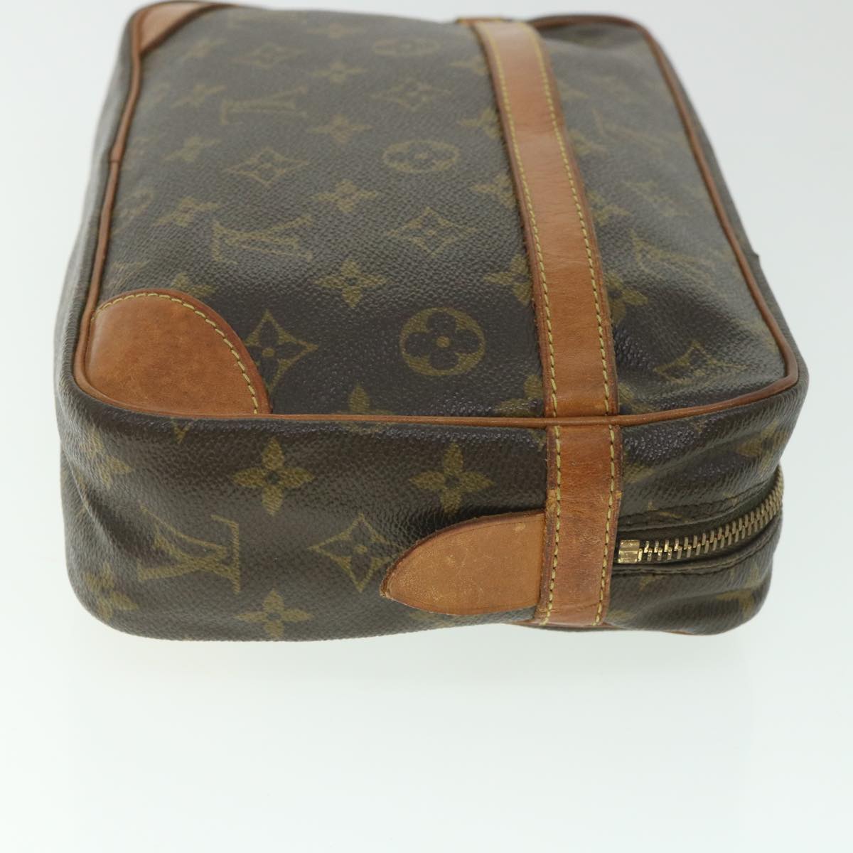 LOUIS VUITTON Monogram Compiegne 28 Clutch Bag M51845 LV Auth ac2258