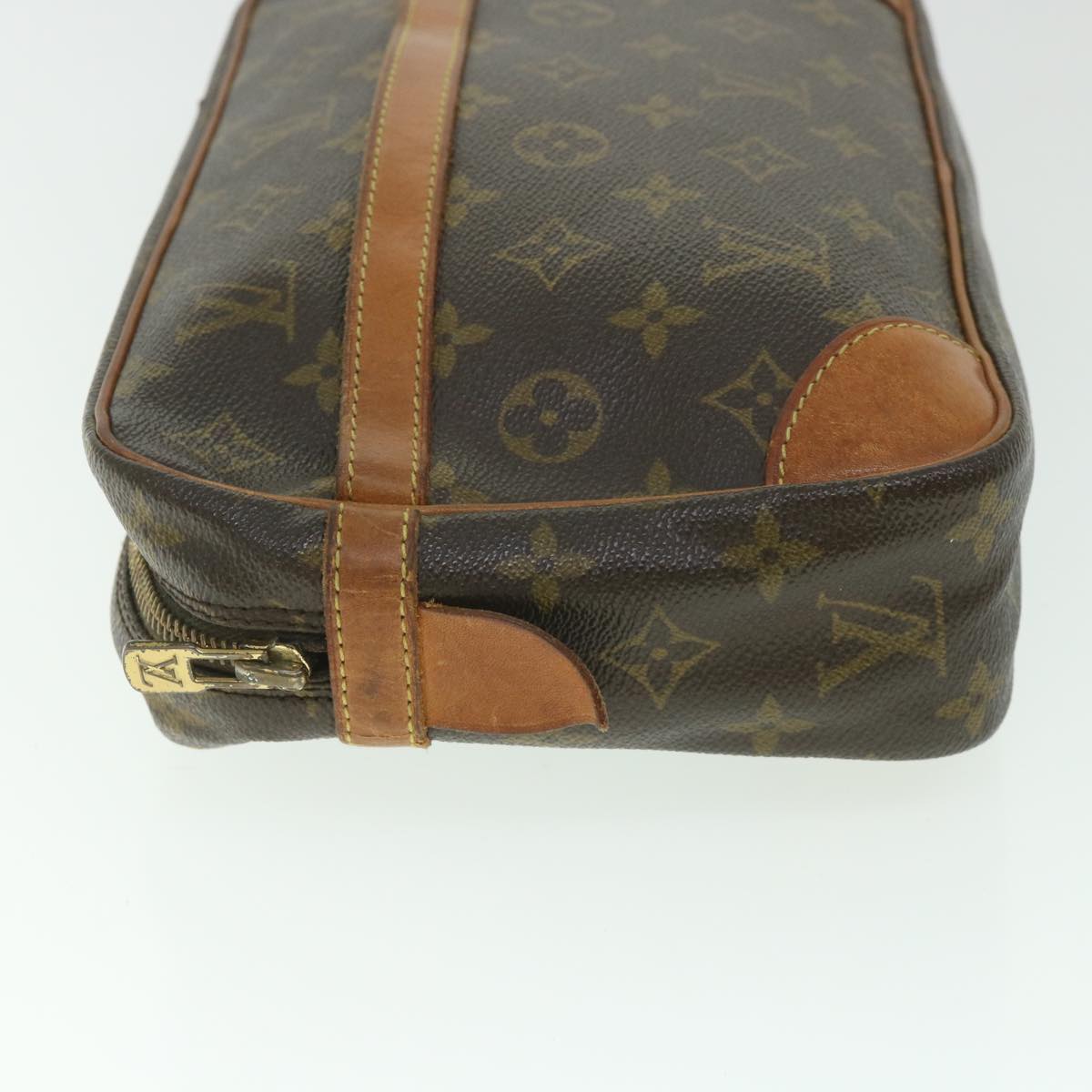 LOUIS VUITTON Monogram Compiegne 28 Clutch Bag M51845 LV Auth ac2258