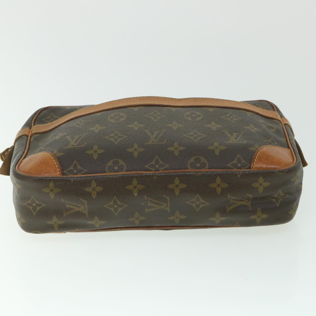 LOUIS VUITTON Monogram Compiegne 28 Clutch Bag M51845 LV Auth ac2258