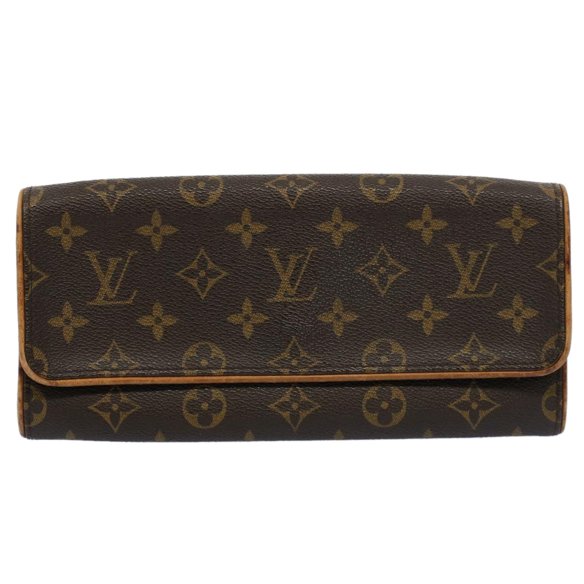 LOUIS VUITTON Monogram Pochette Twin GM Shoulder Bag M51852 LV Auth ac2262