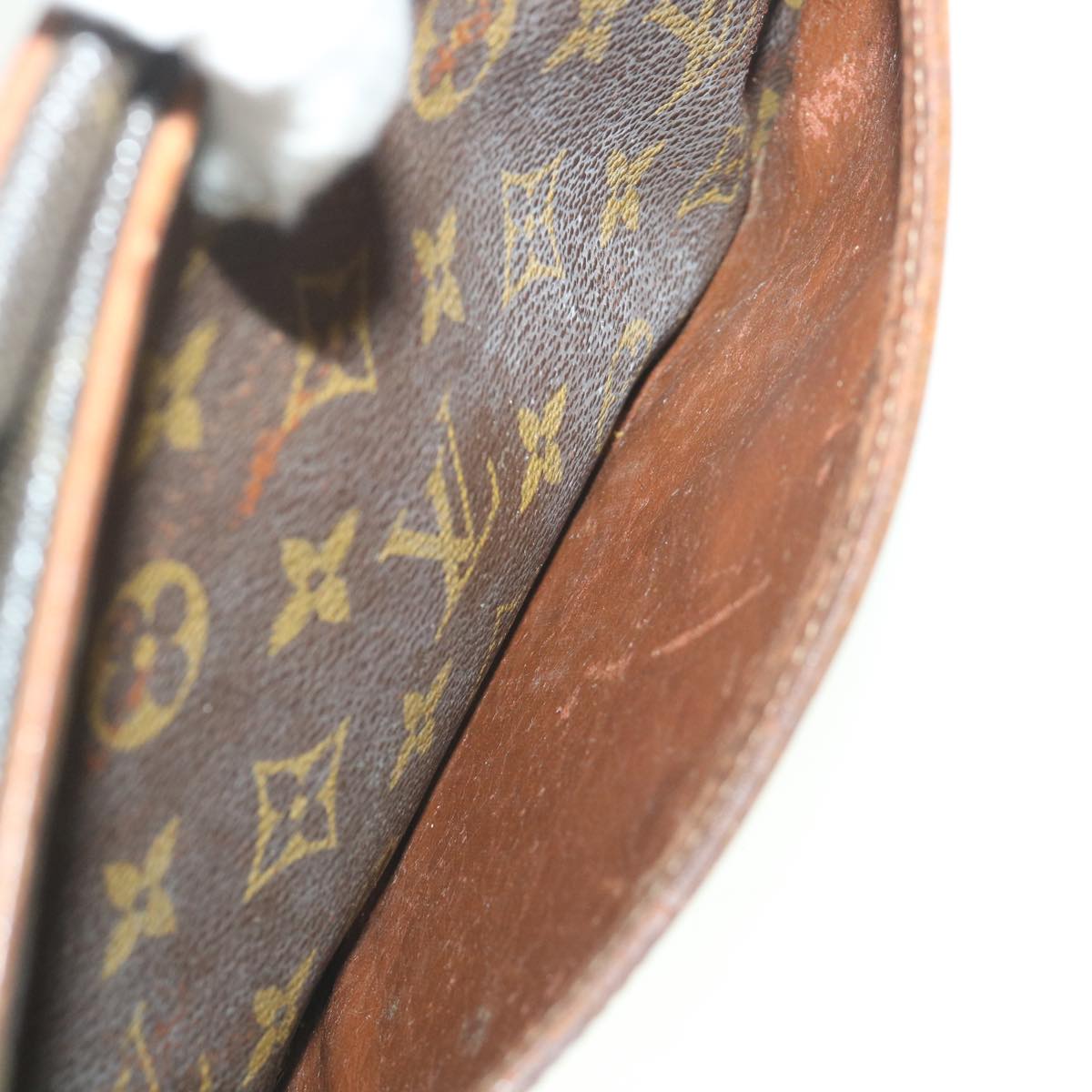 LOUIS VUITTON Monogram Compiegne 28 Clutch Bag M51845 LV Auth ac2263