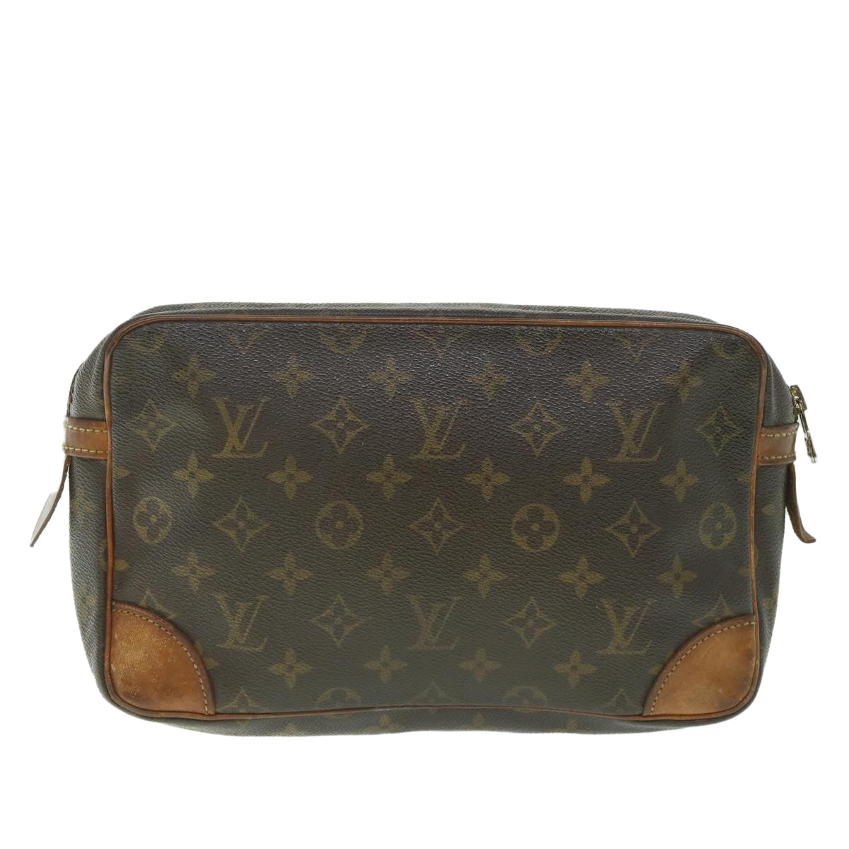 LOUIS VUITTON Monogram Compiegne 28 Clutch Bag M51845 LV Auth ac2263 - 0