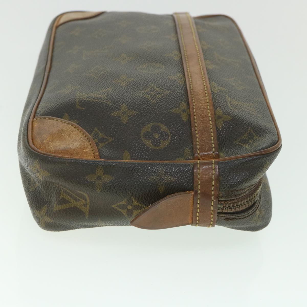 LOUIS VUITTON Monogram Compiegne 28 Clutch Bag M51845 LV Auth ac2263