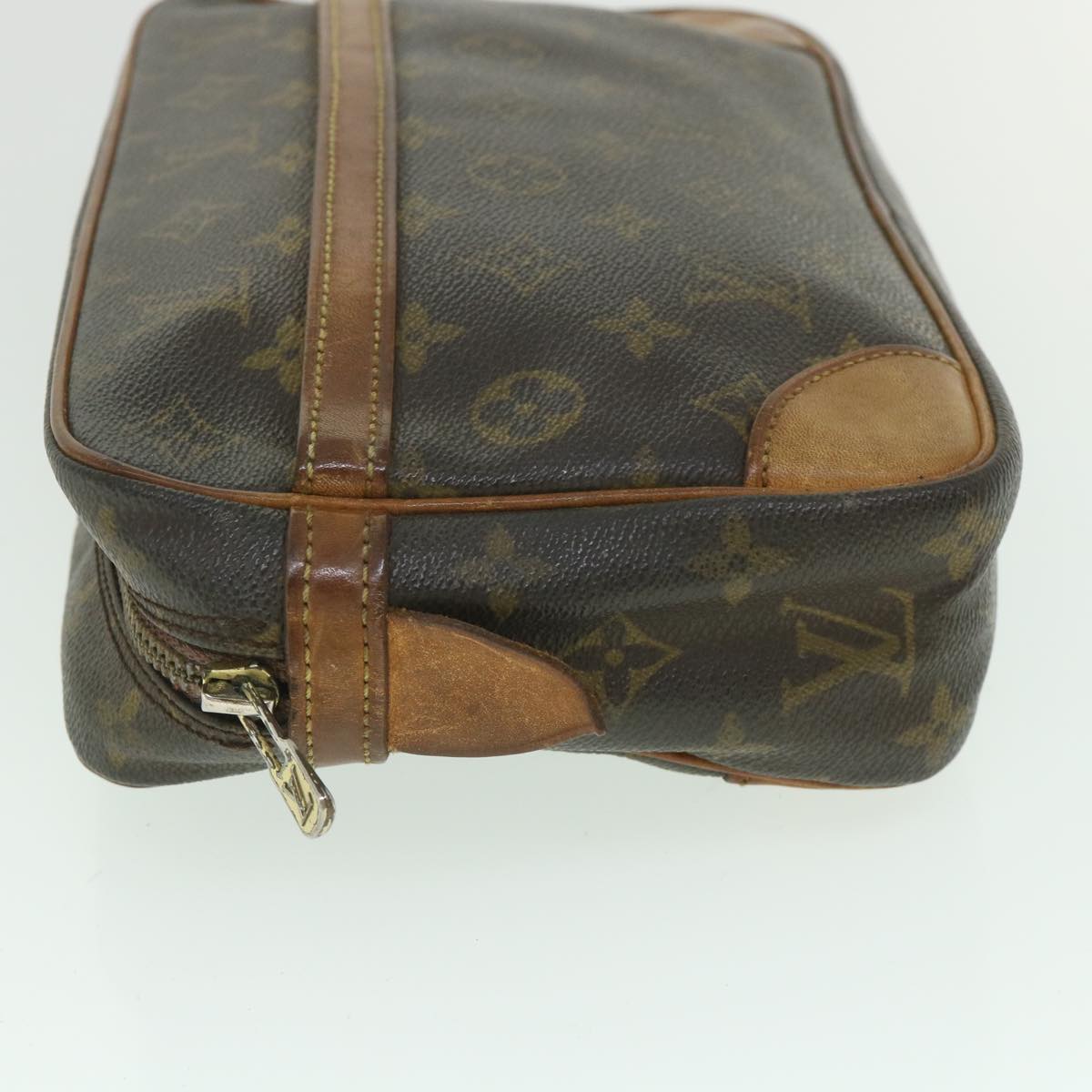 LOUIS VUITTON Monogram Compiegne 28 Clutch Bag M51845 LV Auth ac2263