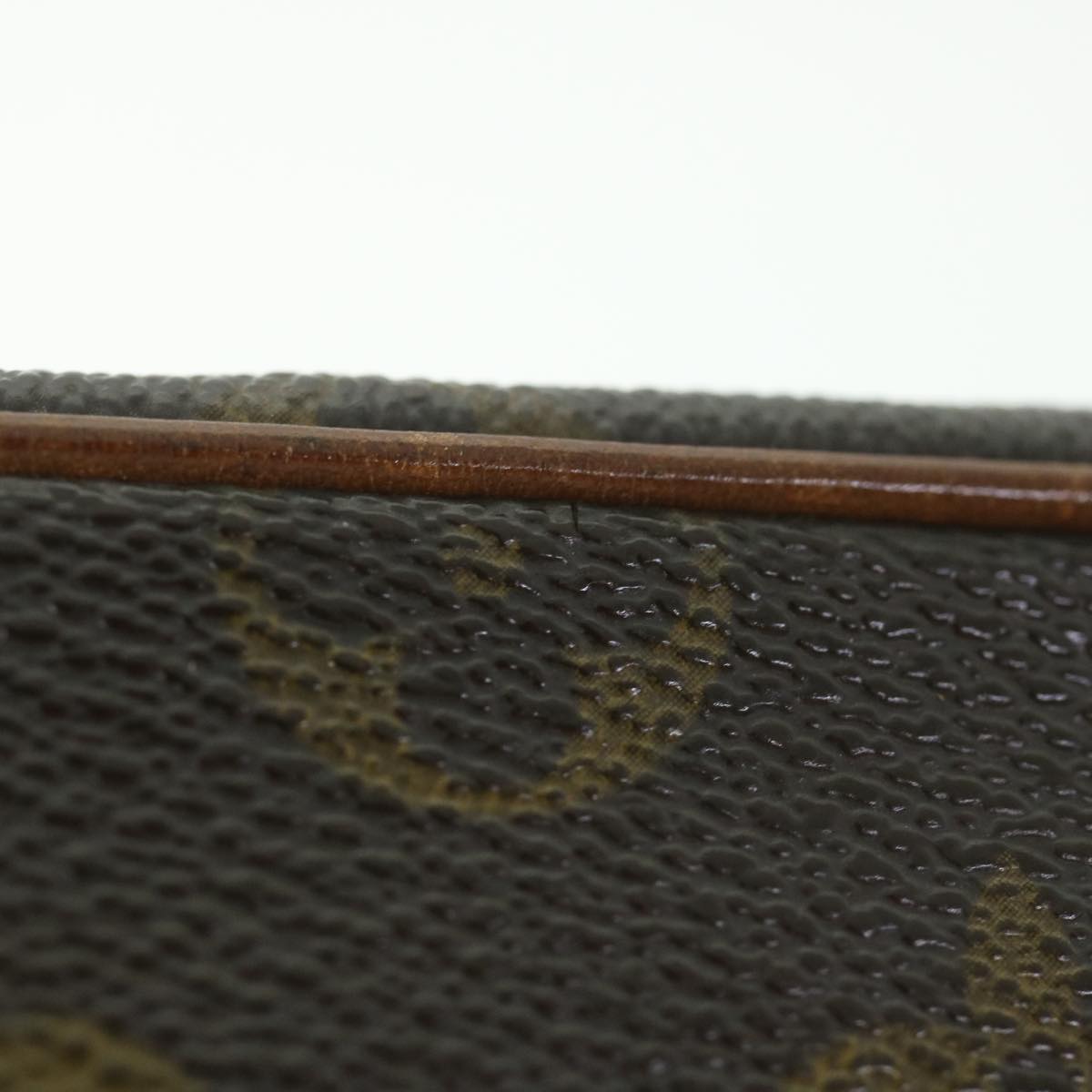 LOUIS VUITTON Monogram Compiegne 28 Clutch Bag M51845 LV Auth ac2263