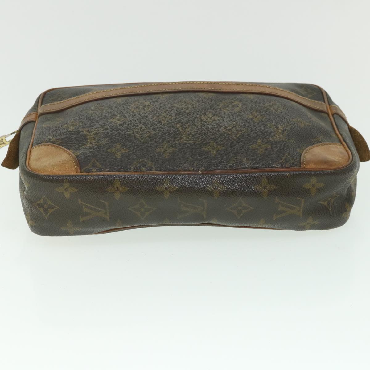 LOUIS VUITTON Monogram Compiegne 28 Clutch Bag M51845 LV Auth ac2263