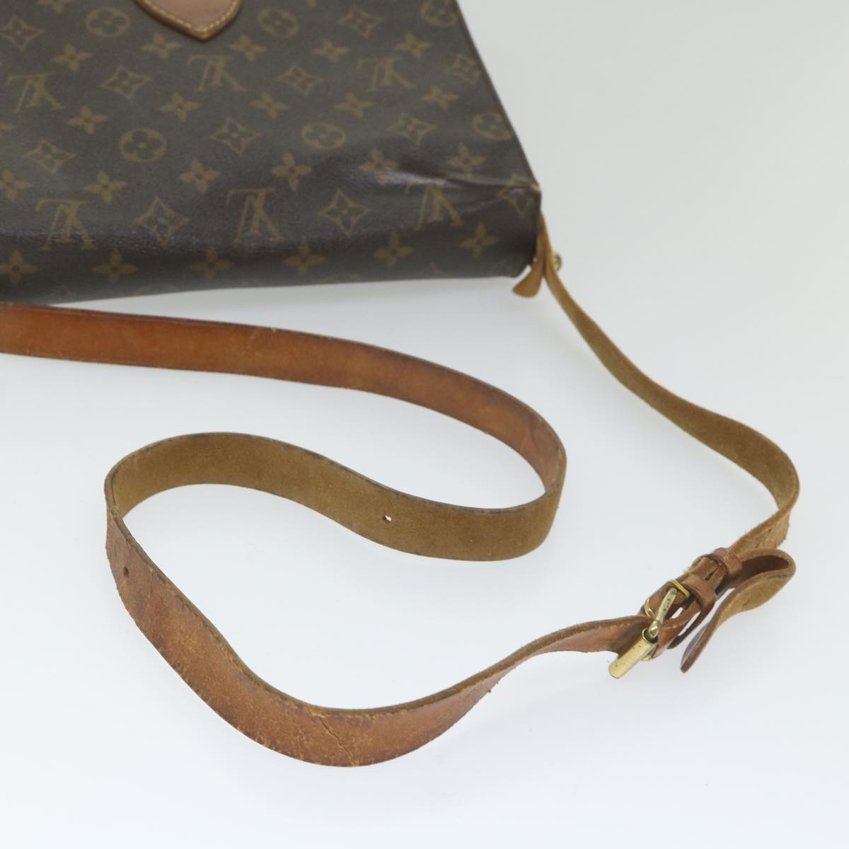 LOUIS VUITTON Monogram Cartouchiere GM Shoulder Bag M51252 LV Auth ac2265