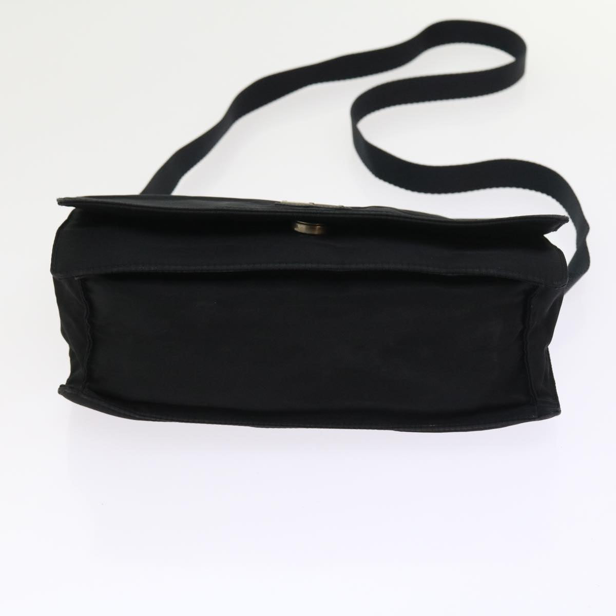 PRADA Shoulder Bag Nylon Black Auth ac2287