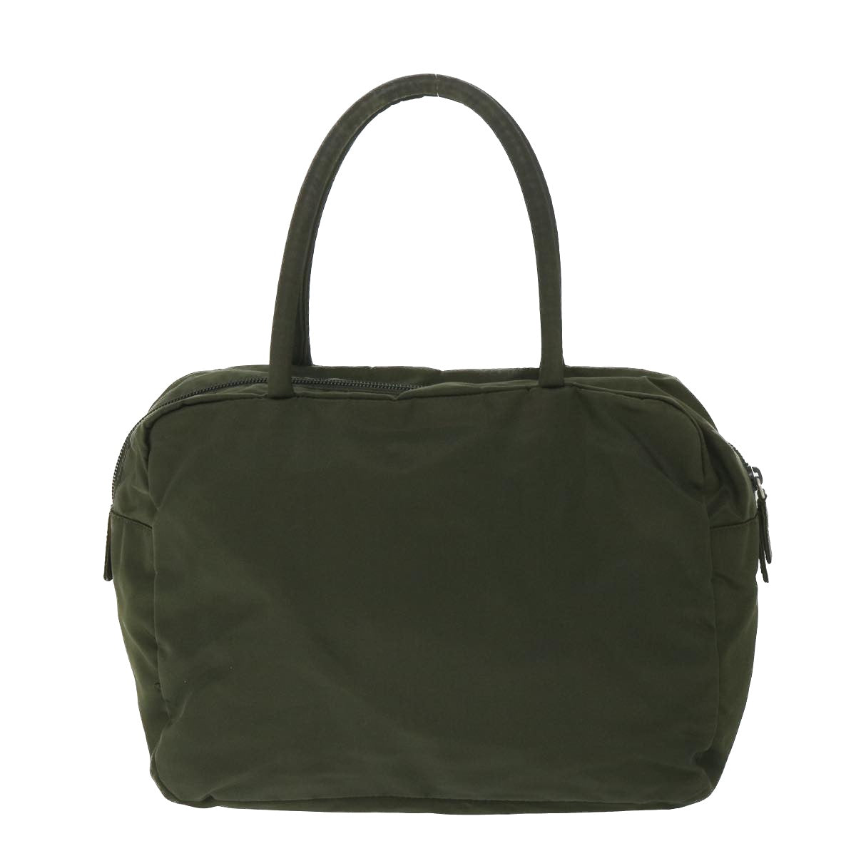 PRADA Hand Bag Nylon Green Auth ac2288 - 0
