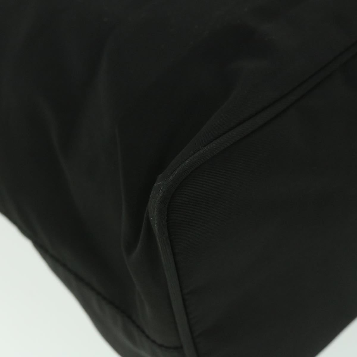 PRADA Hand Bag Nylon Black Auth ac2289
