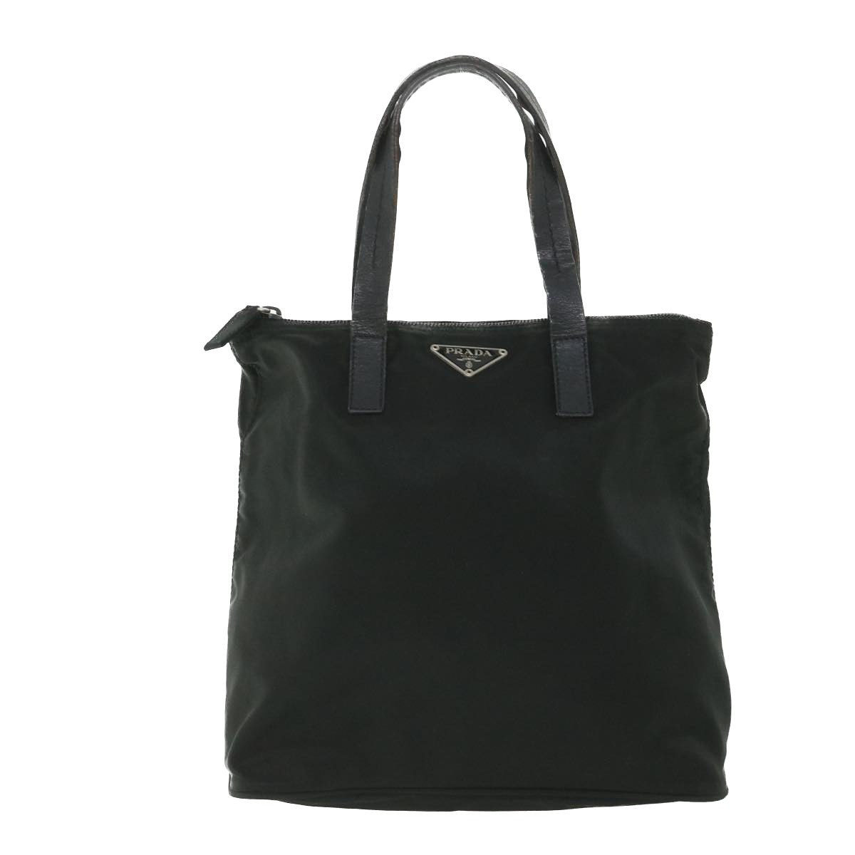 PRADA Hand Bag Nylon Black Auth ac2289 - 0