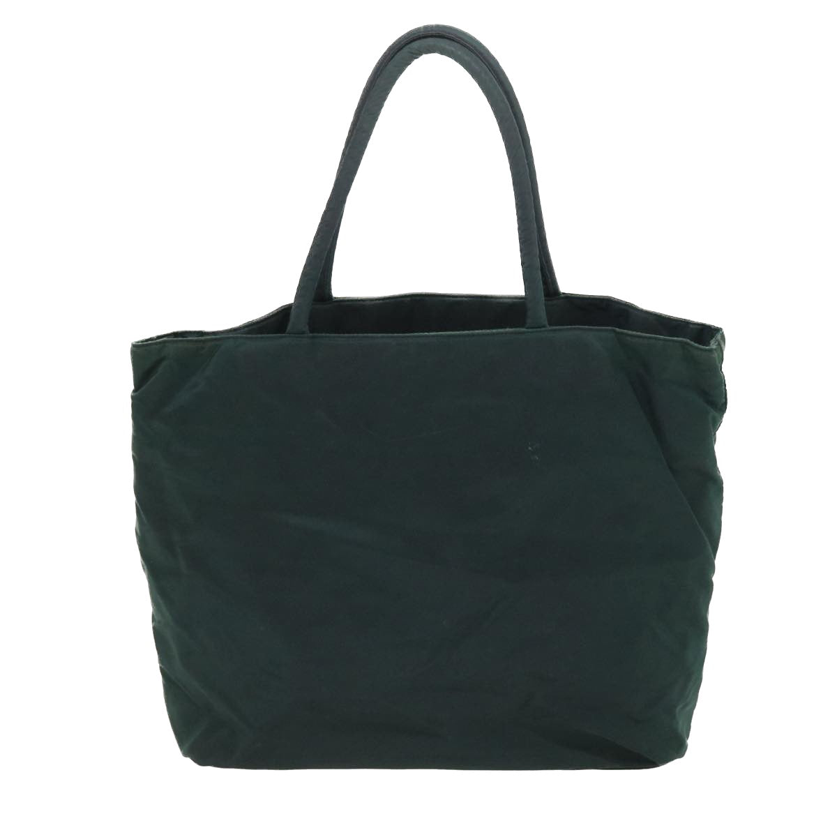 PRADA Hand Bag Nylon Green Auth ac2301 - 0