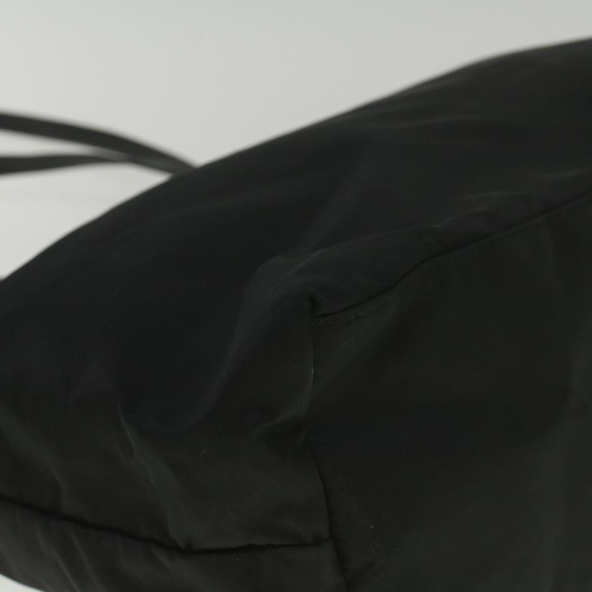 PRADA Tote Bag Nylon Black Auth ac2373