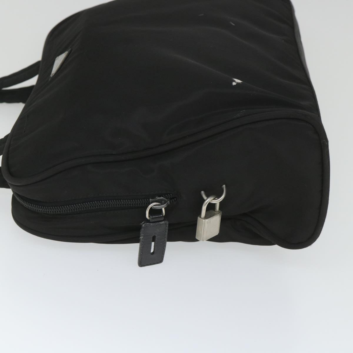 PRADA Shoulder Bag Nylon Black Auth ac2384