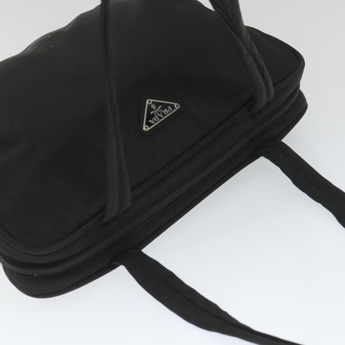 PRADA Shoulder Bag Nylon Black Auth ac2384