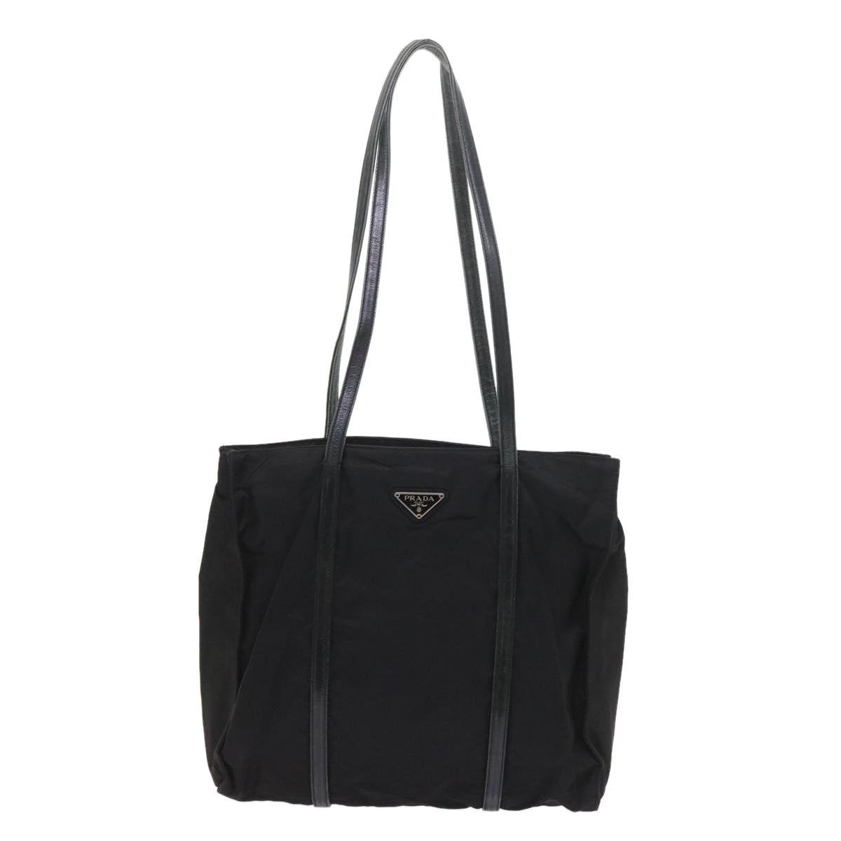 PRADA Shoulder Bag Nylon Black Auth ac2390