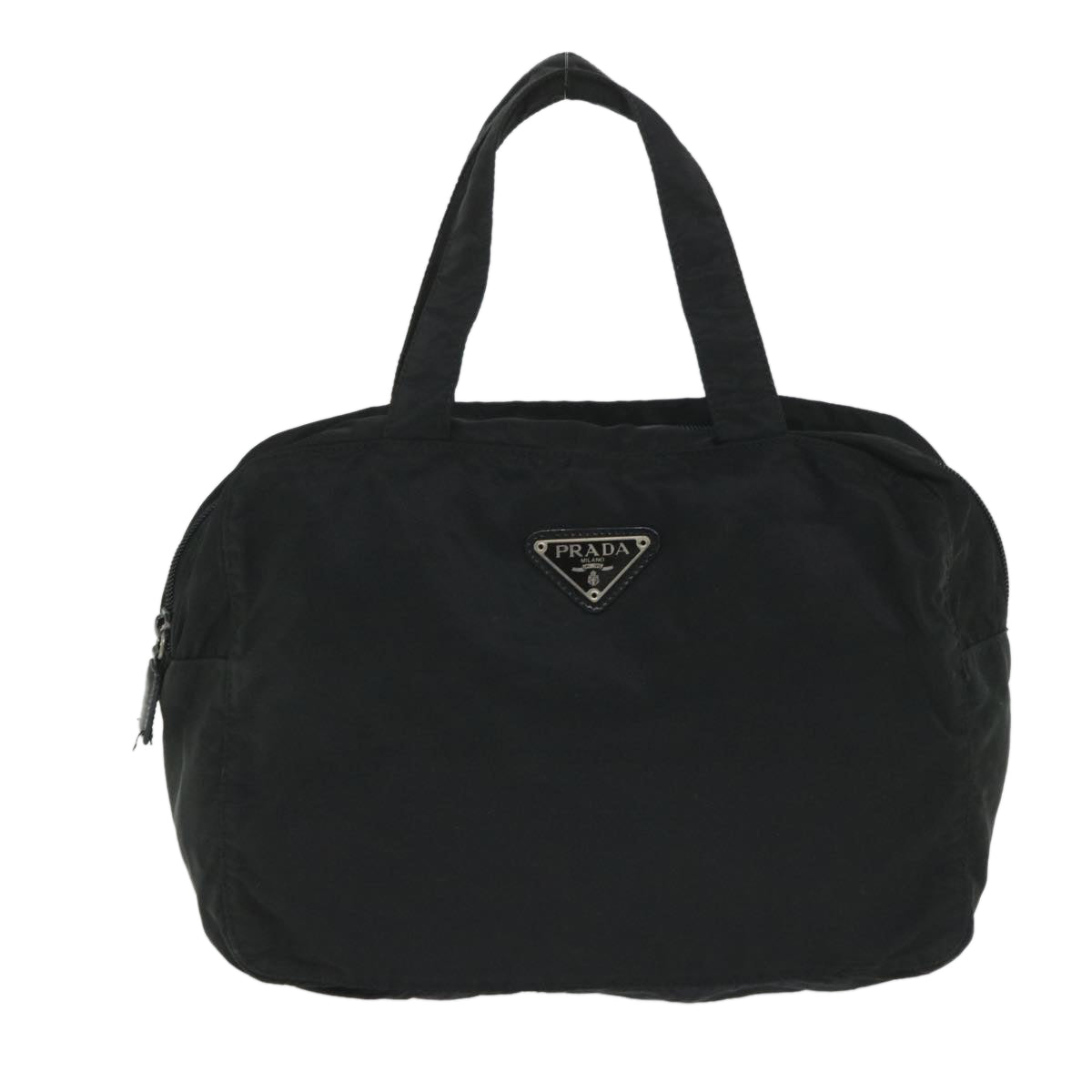 PRADA Hand Bag Nylon Black Auth ac2391 - 0