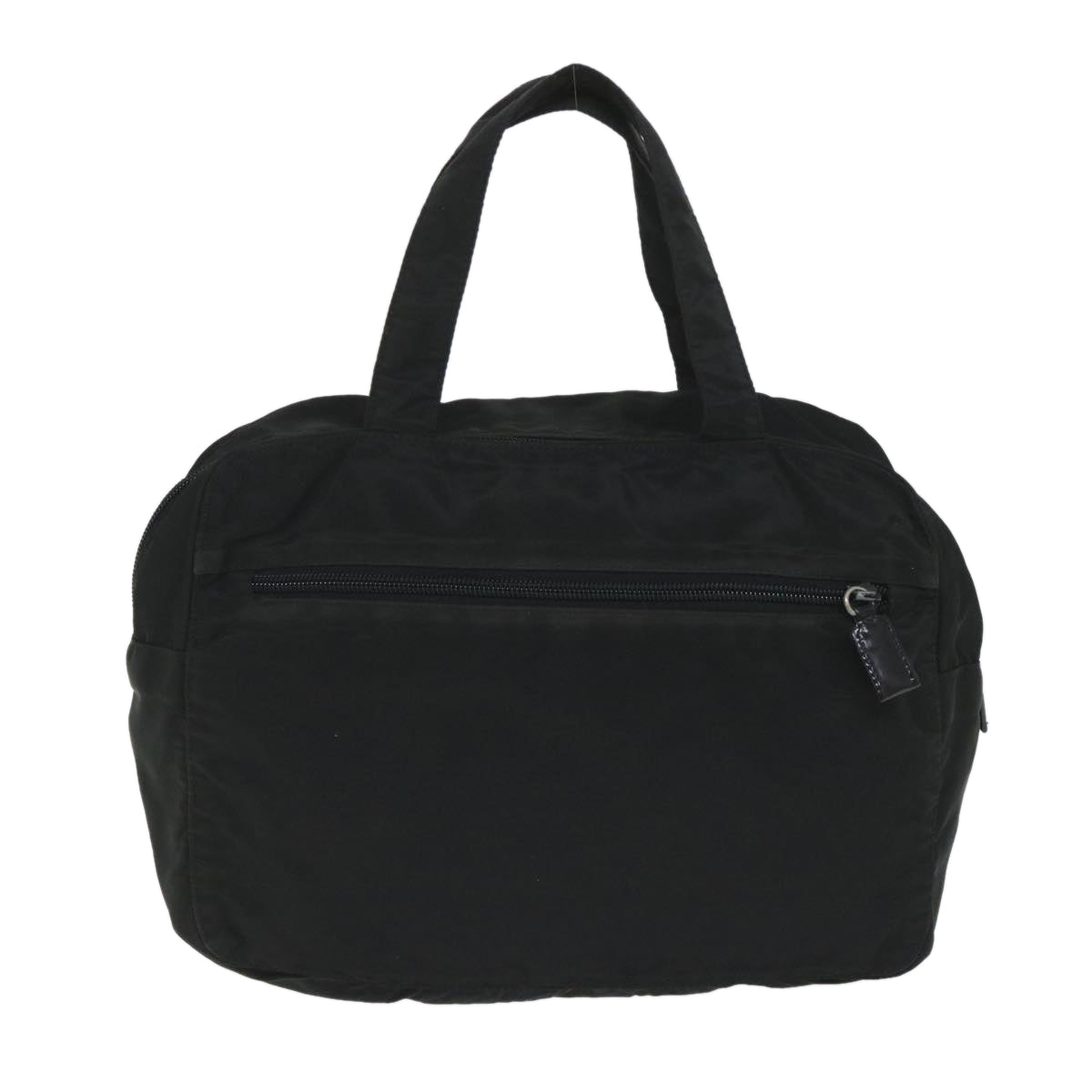 PRADA Hand Bag Nylon Black Auth ac2391