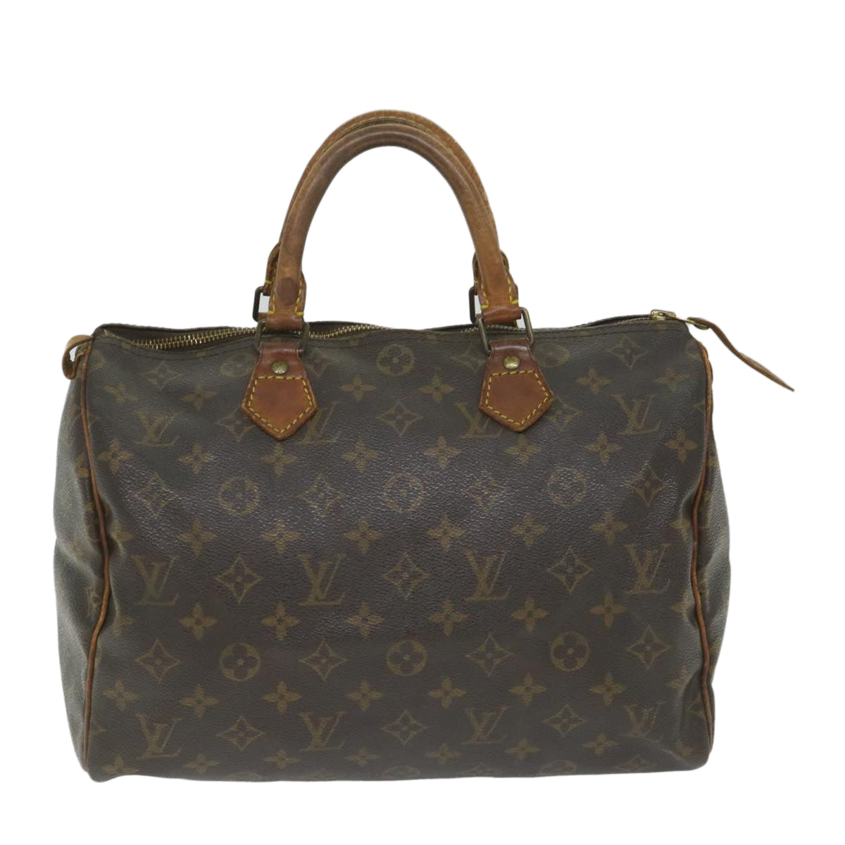 LOUIS VUITTON Monogram Speedy 30 Hand Bag M41526 LV Auth ac2411