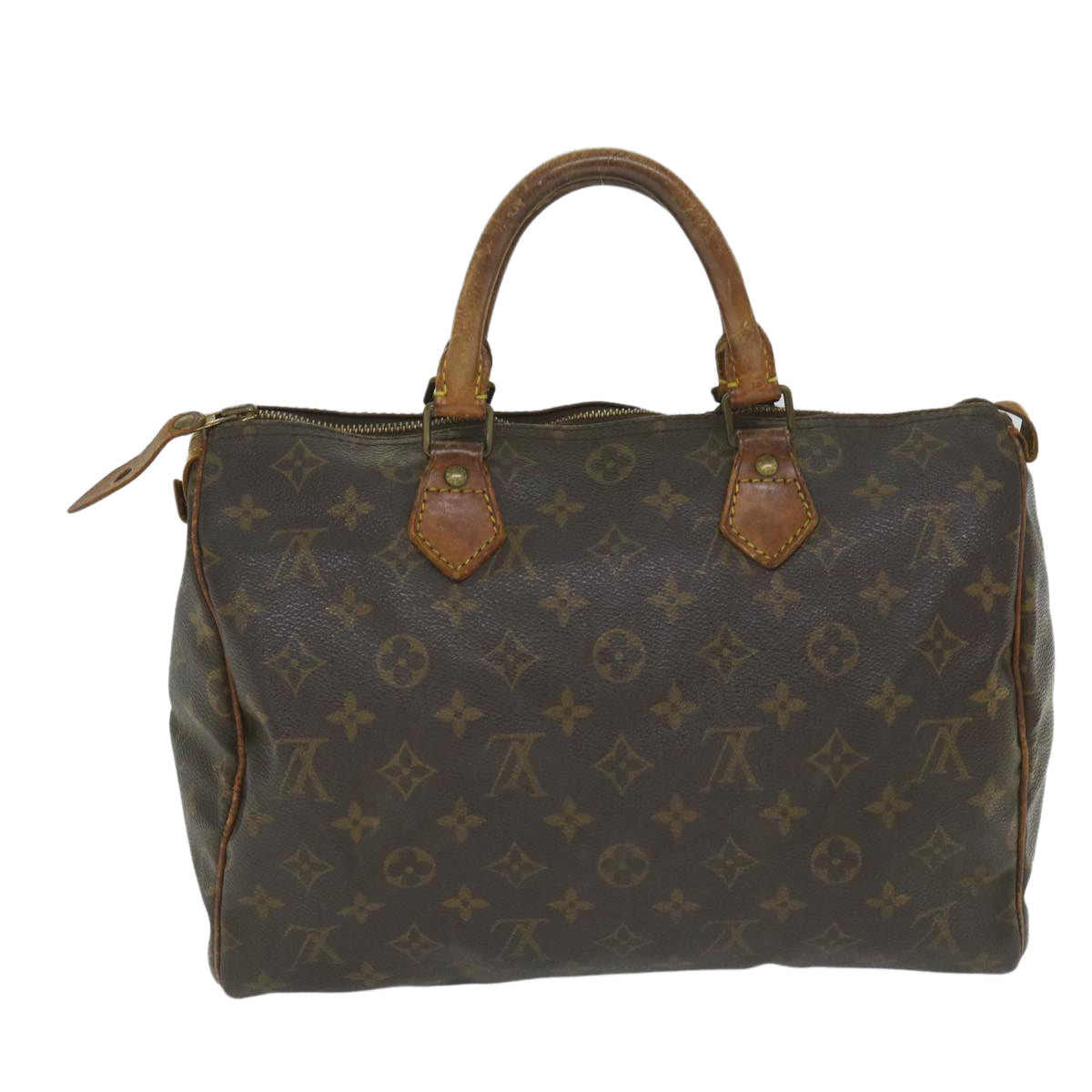 LOUIS VUITTON Monogram Speedy 30 Hand Bag M41526 LV Auth ac2411