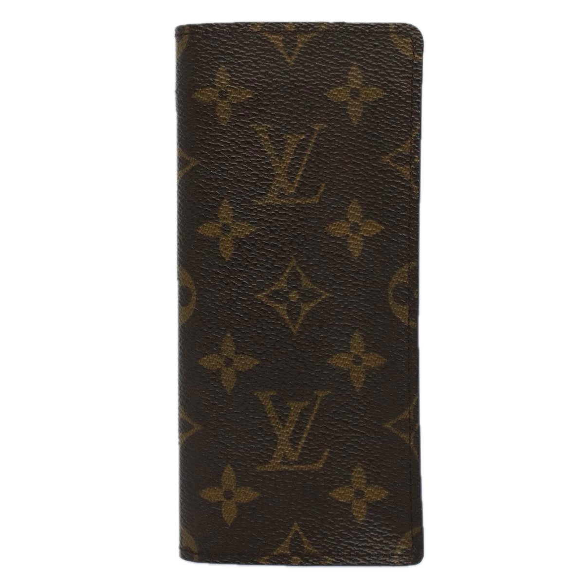 LOUIS VUITTON Monogram Etui Lunette Simple Glasses Case M62962 LV Auth ac2417 - 0