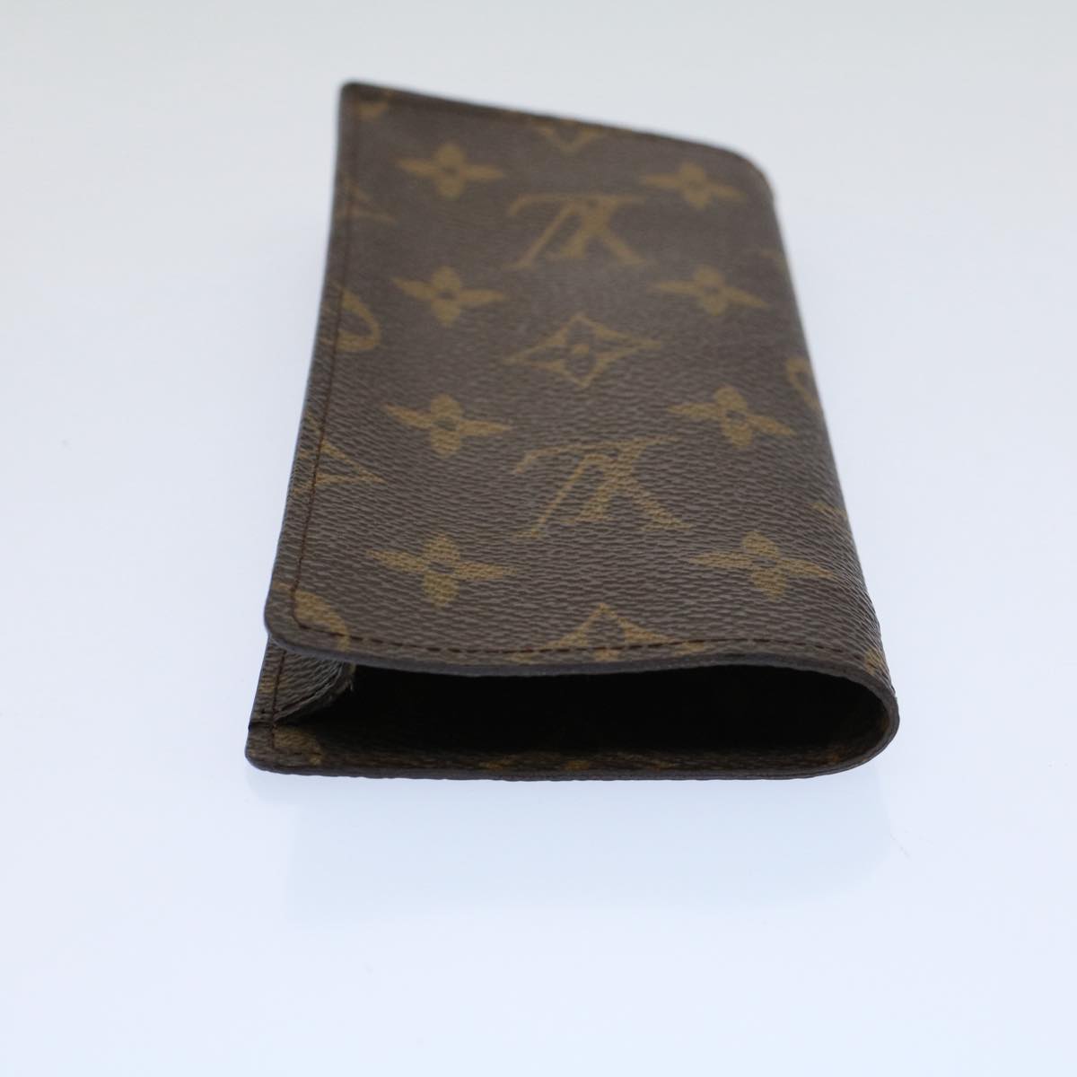 LOUIS VUITTON Monogram Etui Lunette Simple Glasses Case M62962 LV Auth ac2417