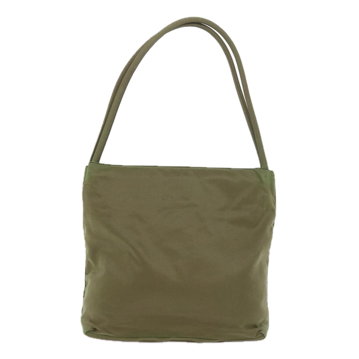 PRADA Shoulder Bag Nylon Khaki Auth ac2422 - 0