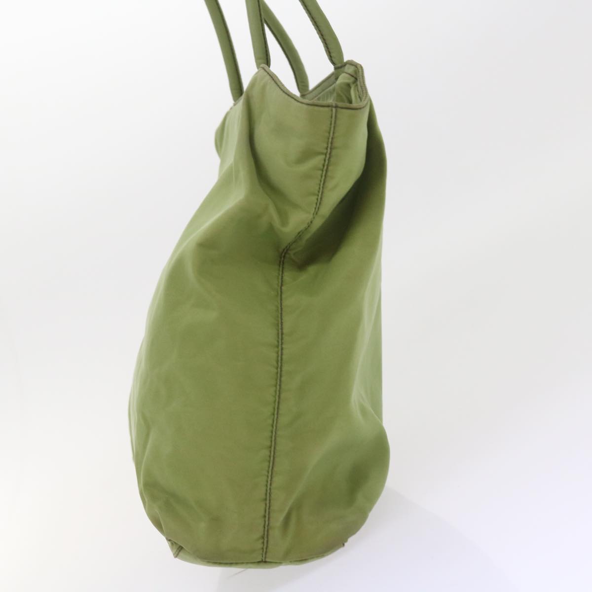 PRADA Tote Bag Nylon Khaki Auth ac2423