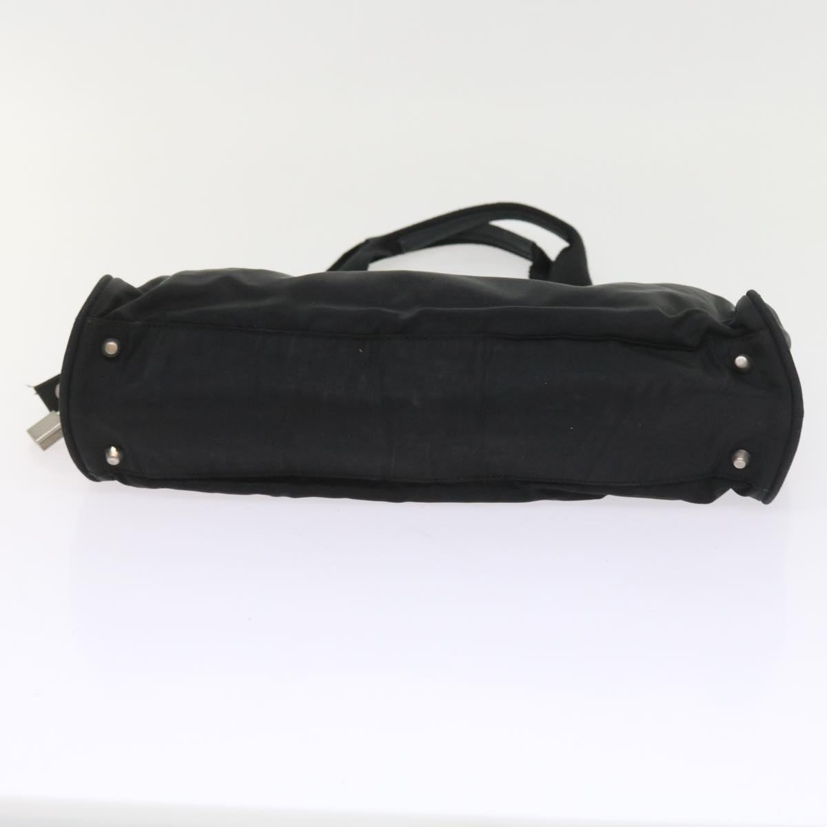 PRADA Hand Bag Nylon Black Auth ac2427