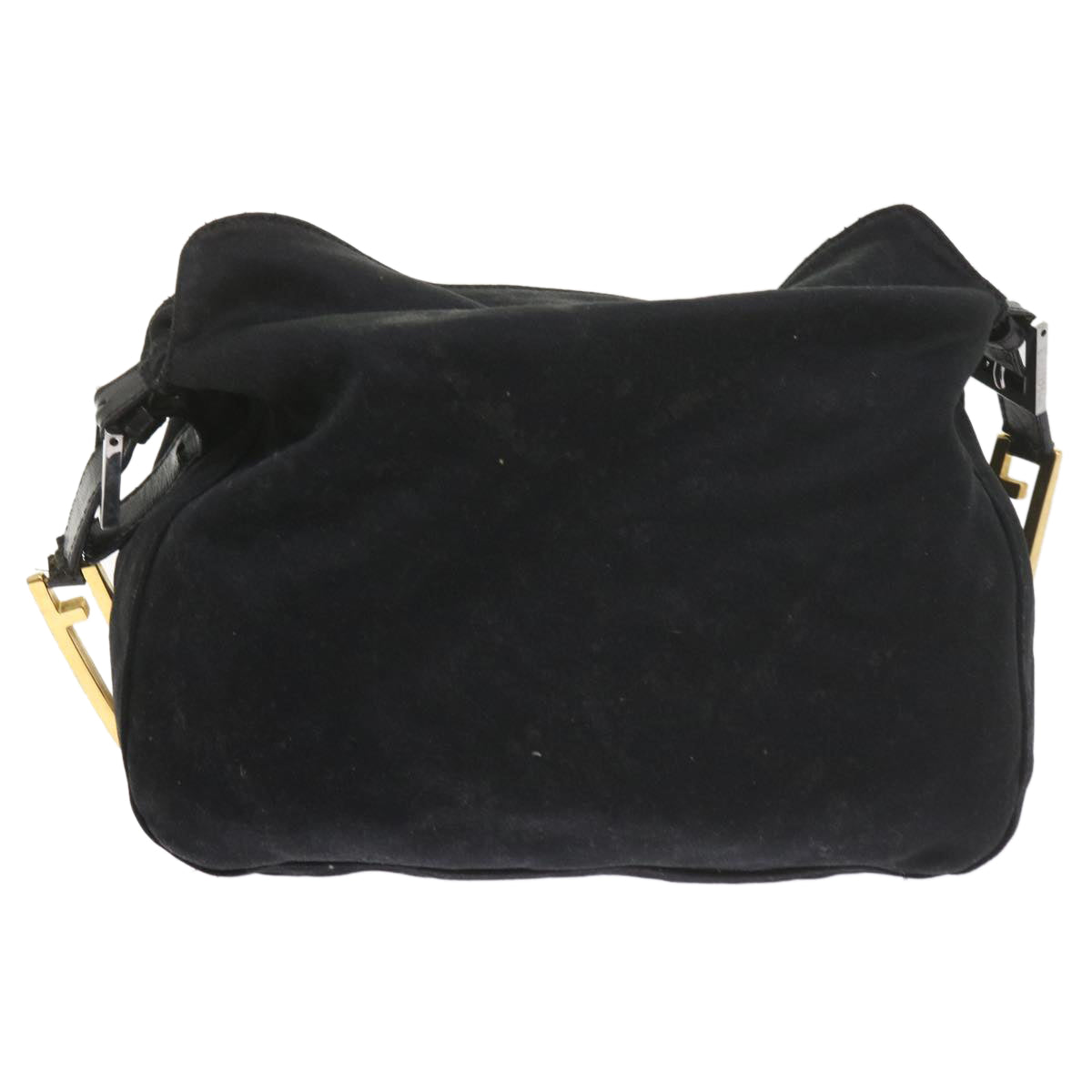 FENDI Shoulder Bag Nylon Black Auth ac2440