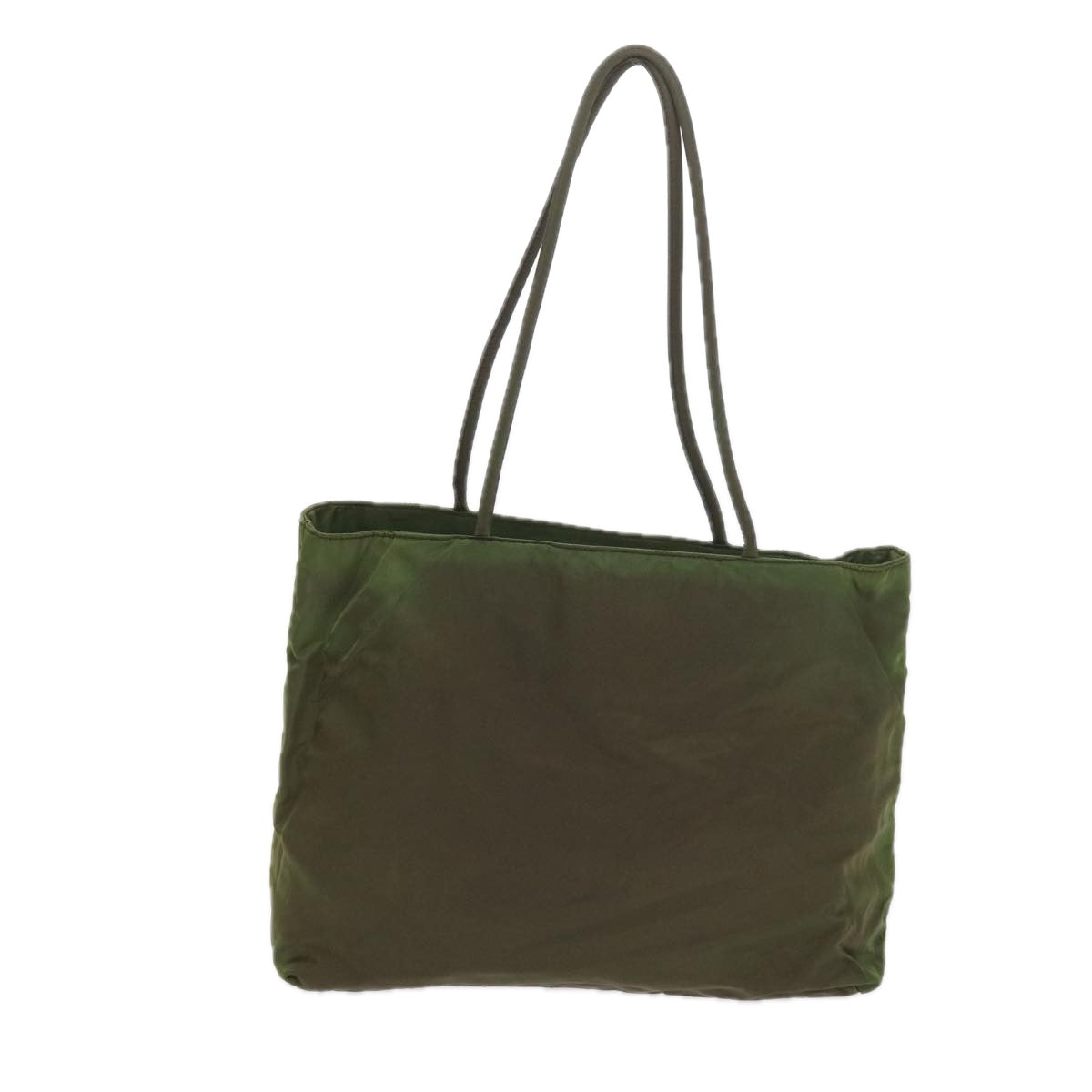 PRADA Tote Bag Nylon Khaki Auth ac2445 - 0